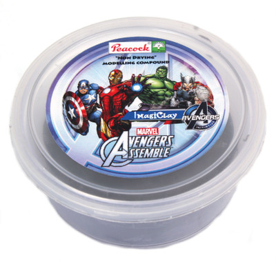 Marvel Avengers Modelling Clay - Refill pack Smoke Grey Marvel Avengers Modelling Clay - Refill pack Smoke Grey