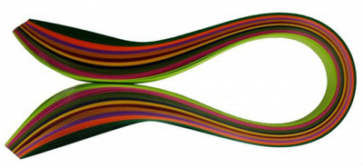 17% OFF on Tootpado 1000 Non-Metallic Multi-Colour Quilling Ribbons Paper Strips (10mm)
