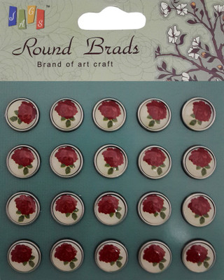 63% OFF on Jags Round Brads Brand of Art Craft - 20PEB-5