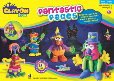 25% OFF on Toysbox Clay On - Fantastic Faces