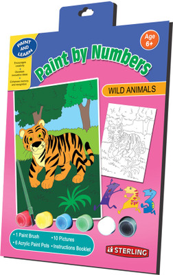 14% OFF on Sterling Paint By Numbers Wild Animals 14% OFF on Sterling Paint By Numbers Wild Animals