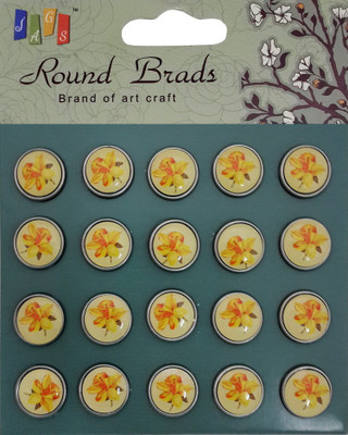 63% OFF on Jags Round Brads Brand of Art Craft - 20PEB-8