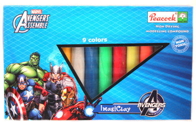 Marvel Avengers Modelling Clay - 9 Colors Marvel Avengers Modelling Clay - 9 Colors