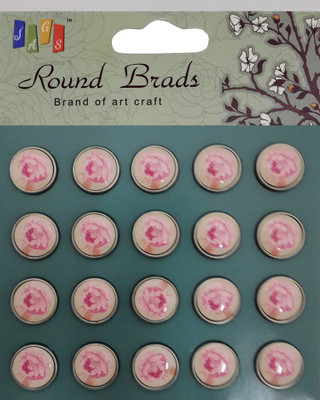 63% OFF on Jags Round Brads Brand of Art Craft - 20PEB-19