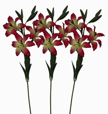35% OFF on Pollination Pink Lily Artificial Flower 35% OFF on Pollination Pink Lily Artificial Flower