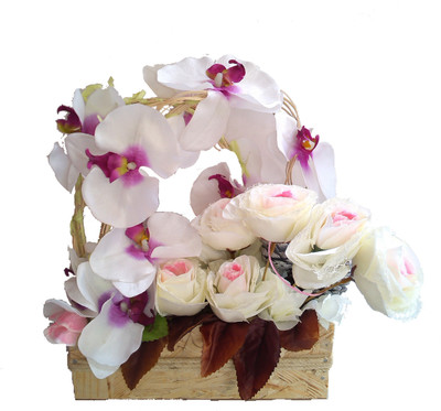 34% OFF on Floral Expressions White Assorted Artificial Flower with Pot 34% OFF on Floral Expressions White Assorted Artificial Flower with Pot