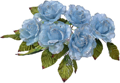 Ginni Bloom Blue Rose Artificial Flower Ginni Bloom Blue Rose Artificial Flower