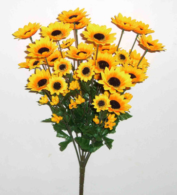 55% OFF on E-Plant Yellow Sunflower Artificial Flower