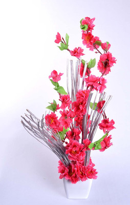 30% OFF on Ginni Bloom Pink Assorted Artificial Flower with Pot 30% OFF on Ginni Bloom Pink Assorted Artificial Flower with Pot