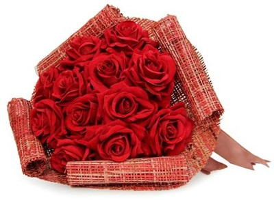 1% OFF on Gifts By Meeta Red Rose Artificial Flower