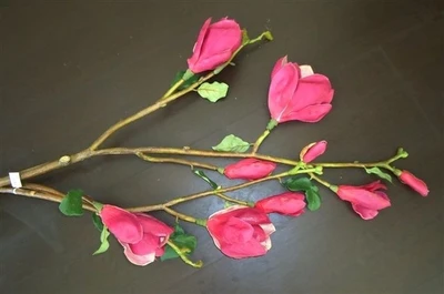 Foyer Red Magnolia Artificial Flower Foyer Red Magnolia Artificial Flower