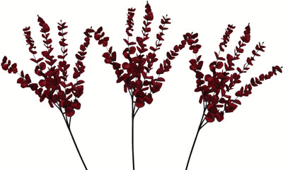 66% OFF on Pollination Eucalyptus Red Assorted Artificial Flower