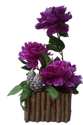 35% OFF on Floral Expressions Purple Peony Artificial Flower with Pot 35% OFF on Floral Expressions Purple Peony Artificial Flower with Pot