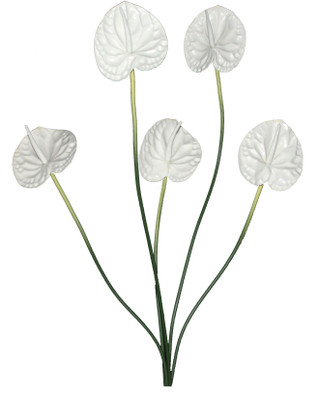 70% OFF on PolliNation Anthurium White Assorted Artificial Flower 70% OFF on PolliNation Anthurium White Assorted Artificial Flower