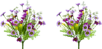 Kusal Bushes Purple Assorted Artificial Flower Kusal Bushes Purple Assorted Artificial Flower