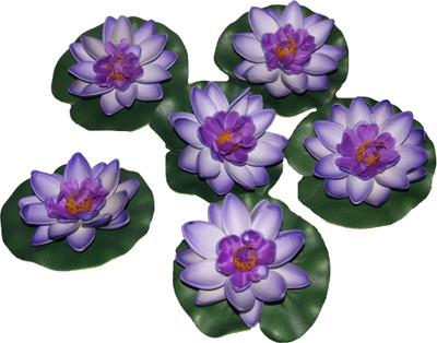66% OFF on PolliNation FLOATING LOTUS Purple Assorted Artificial Flower 66% OFF on PolliNation FLOATING LOTUS Purple Assorted Artificial Flower