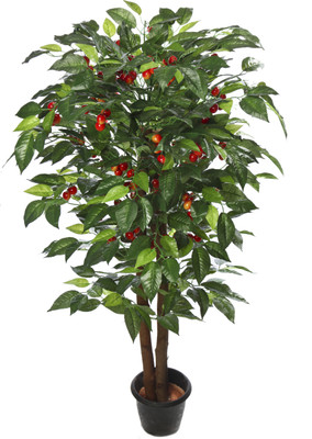 Kusal Cherry 2 Wild Plant Artificial Plant with Pot