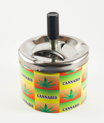 India Bongs Multicolor Steel Ashtray India Bongs Multicolor Steel Ashtray