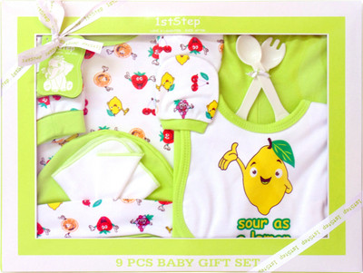 1st Step Baby 9 Pcs Gift Set Box 1st Step Baby 9 Pcs Gift Set Box
