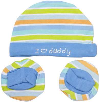 Luvable Friends Cap and Bootie Set Luvable Friends Cap and Bootie Set