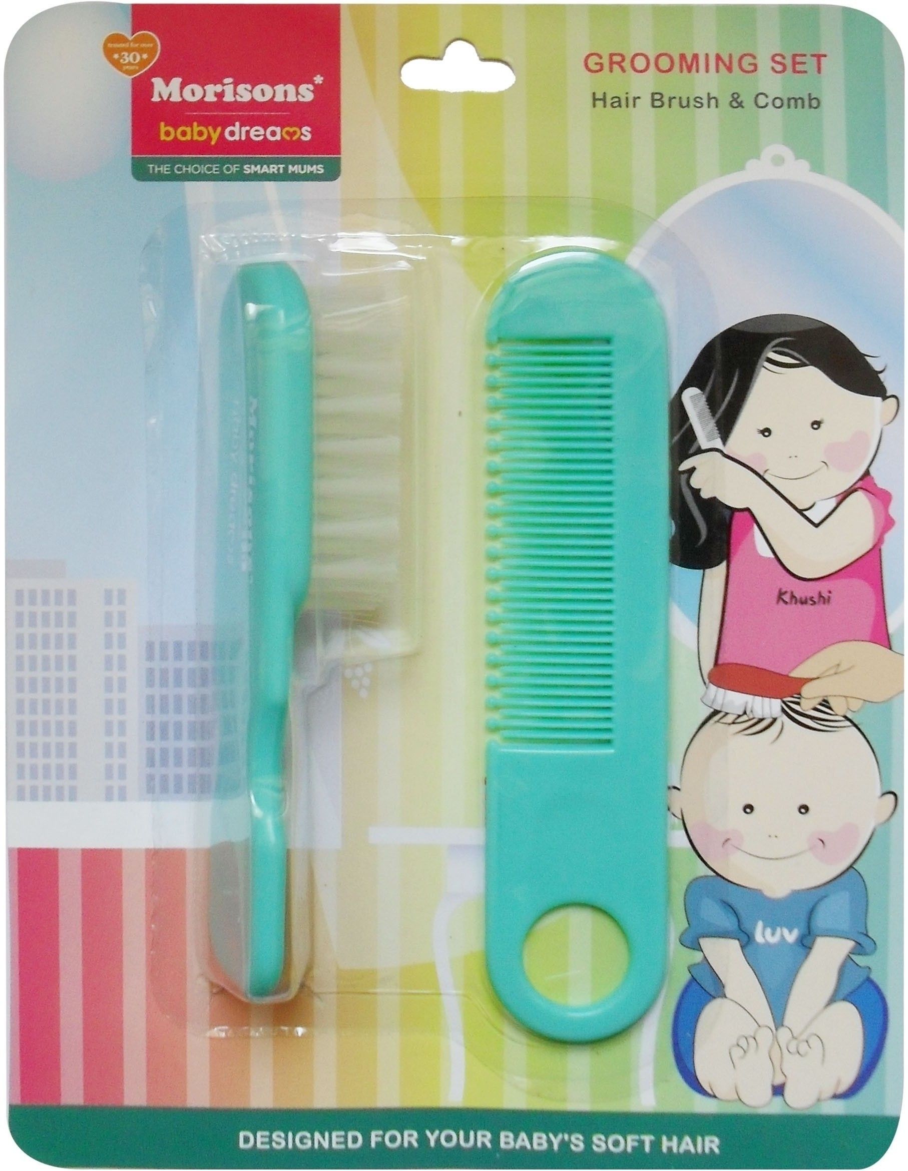 johnson baby hair brush