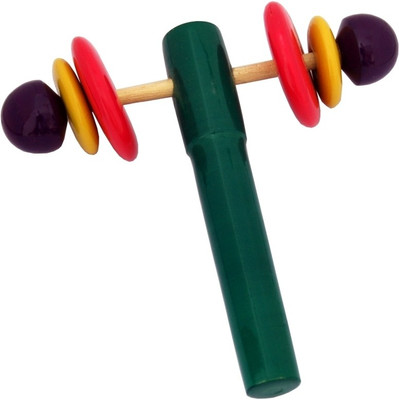 14% OFF on Villcart Wooden Ring - Green Rattle