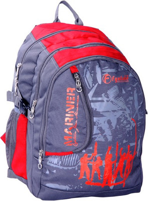 48% OFF on Fyntake Highway College 25 L Backpack Grey, Red, Size - 460 48% OFF on Fyntake Highway College 25 L Backpack Grey, Red, Size - 460