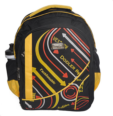34% OFF on Gene Doller Light Weight Backpack Black, Yellow, Size - 38 34% OFF on Gene Doller Light Weight Backpack Black, Yellow, Size - 38