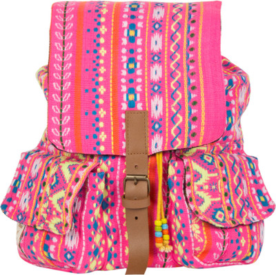 32% OFF on The House of Tara Woven Fabric 057 20 L Medium Backpack Multicolor, Size - 350