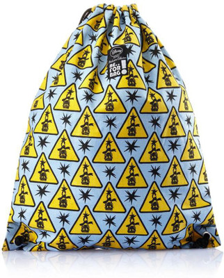 Be For Bag Exclusive Angry Donald Jane Drawstring 8 L Regular Backpack Yellow & Blue, Size - 432