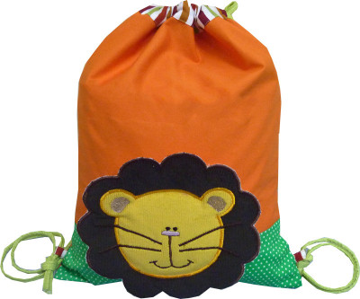 Little Pipal Jungle Collection Lion Junior Drawstring Backpack Orange, 18 inch Little Pipal Jungle Collection Lion Junior Drawstring Backpack Orange, 18 inch