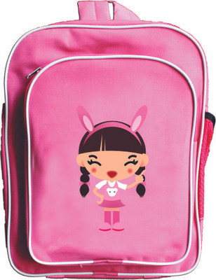 Printland Cute Girl School Bag Backpack Pink, 5 L Printland Cute Girl School Bag Backpack Pink, 5 L