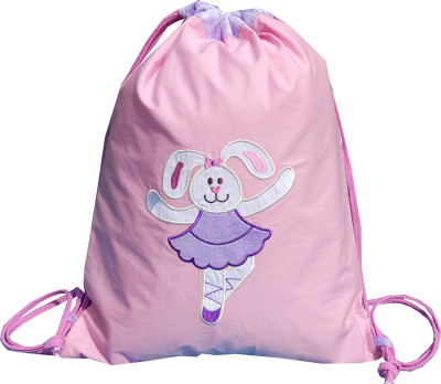 Little Pipal Ballerina Toddler Drawstring Backpack Pink, 15 Little Pipal Ballerina Toddler Drawstring Backpack Pink, 15
