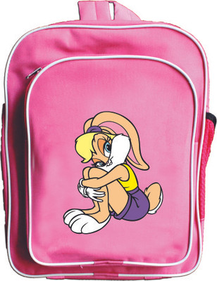 Printland Sitting Girl School Bag Backpack Pink, 5 L