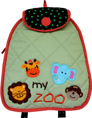 Little Pipal My Zoo Backpack - Junior Backpack Green, 14 inch Little Pipal My Zoo Backpack - Junior Backpack Green, 14 inch