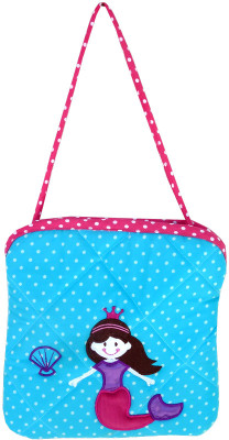 Little Pipal Mermaid Mini Tote Shoulder Bag Blue, 8 inch Little Pipal Mermaid Mini Tote Shoulder Bag Blue, 8 inch