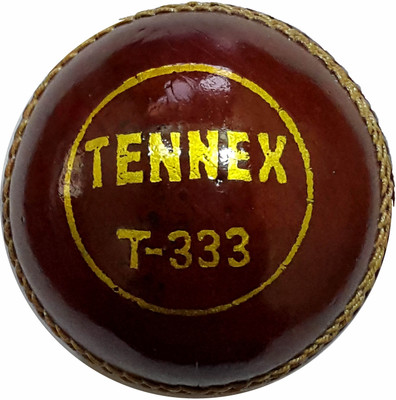 33% OFF on Tennex Leather T-333 Cricket Ball - Size: Standard, Diameter: 7 cm 33% OFF on Tennex Leather T-333 Cricket Ball - Size: Standard, Diameter: 7 cm