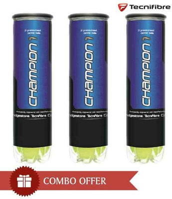 37% OFF on Tecnifibre Championship Tennis Balls Tennis Ball - Size: 7, Diameter: 6.7 cm 37% OFF on Tecnifibre Championship Tennis Balls Tennis Ball - Size: 7, Diameter: 6.7 cm