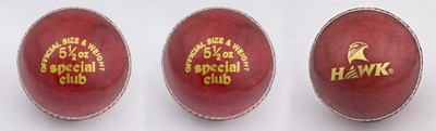 50% OFF on Hawk Special Club Cricket Ball - Size: Standard, Diameter: 7.15 cm 50% OFF on Hawk Special Club Cricket Ball - Size: Standard, Diameter: 7.15 cm