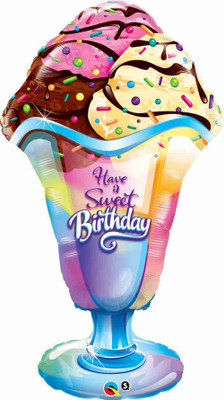 4% OFF on Qualatex Have A Sweet Birthday Sundae 38