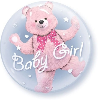 Qualatex Baby Bear Printed Bubble Balloon Qualatex Baby Bear Printed Bubble Balloon