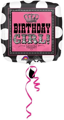 Anagram Rocker Princess Birthday Printed Balloon Anagram Rocker Princess Birthday Printed Balloon