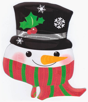 2% OFF on Anagram Snowman with Hat & Scarf Printed Balloon 2% OFF on Anagram Snowman with Hat & Scarf Printed Balloon