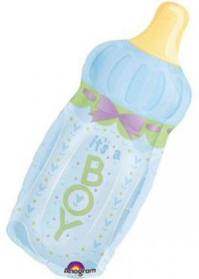 Mypartyshoponline It's A Boy Bottle Foil Printed Balloon Mypartyshoponline It's A Boy Bottle Foil Printed Balloon