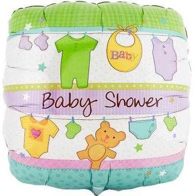 2% OFF on Anagram Cuddly Clothesline Printed Balloon