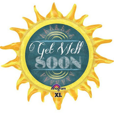 2% OFF on Anagram Chalkboard Sun Get Well Printed Balloon 2% OFF on Anagram Chalkboard Sun Get Well Printed Balloon