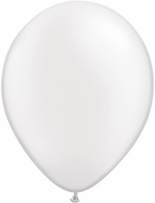 6% OFF on Qualatex Pearl White Solid Balloon