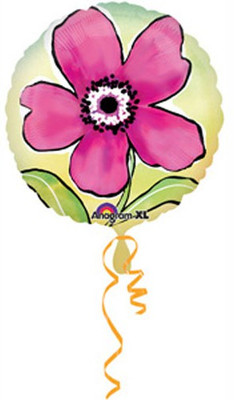 6% OFF on Anagram Painted Pink Flower 18