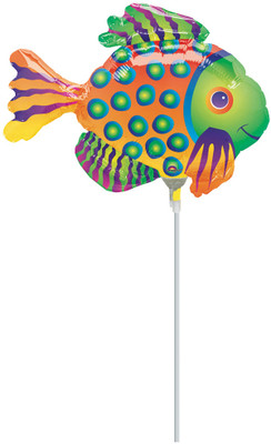 Anagram Tropical Fish 9 to 14 inch Printed Balloon Anagram Tropical Fish 9 to 14 inch Printed Balloon