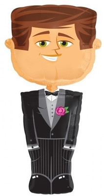 5% OFF on Anagram Groom Airwalker Printed Balloon